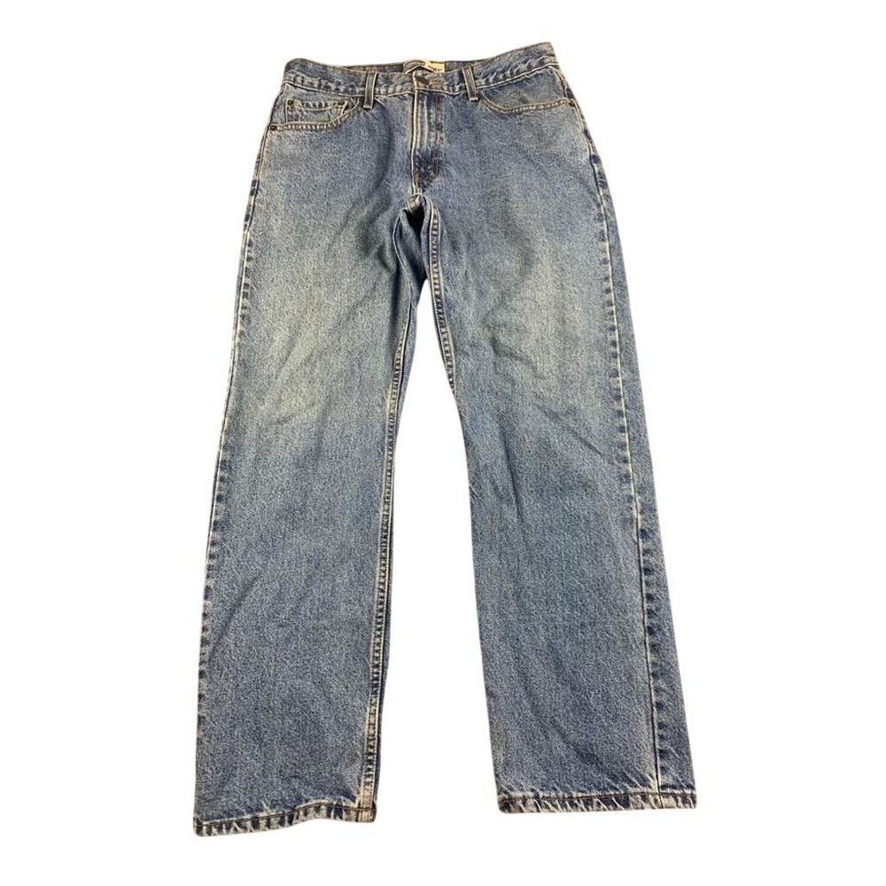Levi's Signature‎ Jeans Men W32 Regular Fit Straight Leg Blue Wash Denim Pants